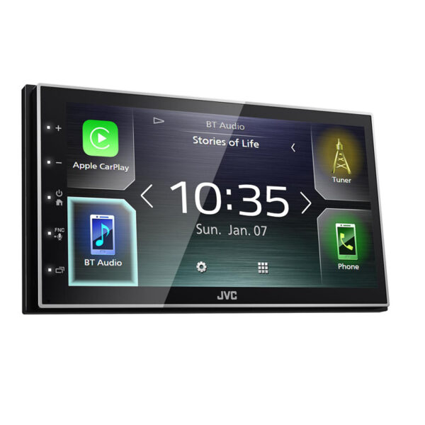 JVC KW-M741BT 2din autoradio apple carplay android auto smartphone